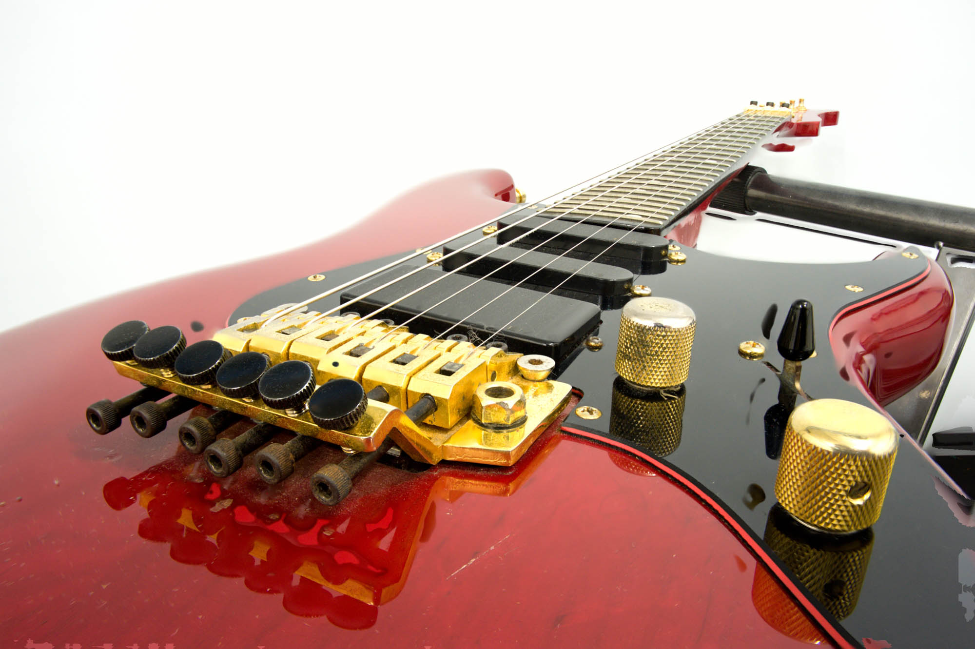 Gitarre, erstellt mittels Focus Stacking